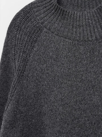 MANGO Sweater 'Basta' in Grey