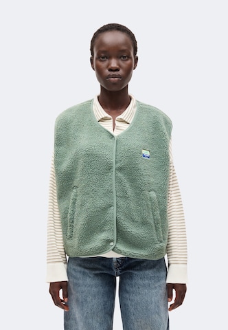 AMERICAN VINTAGE - Chaleco 'HOKTOWN' en verde: frente