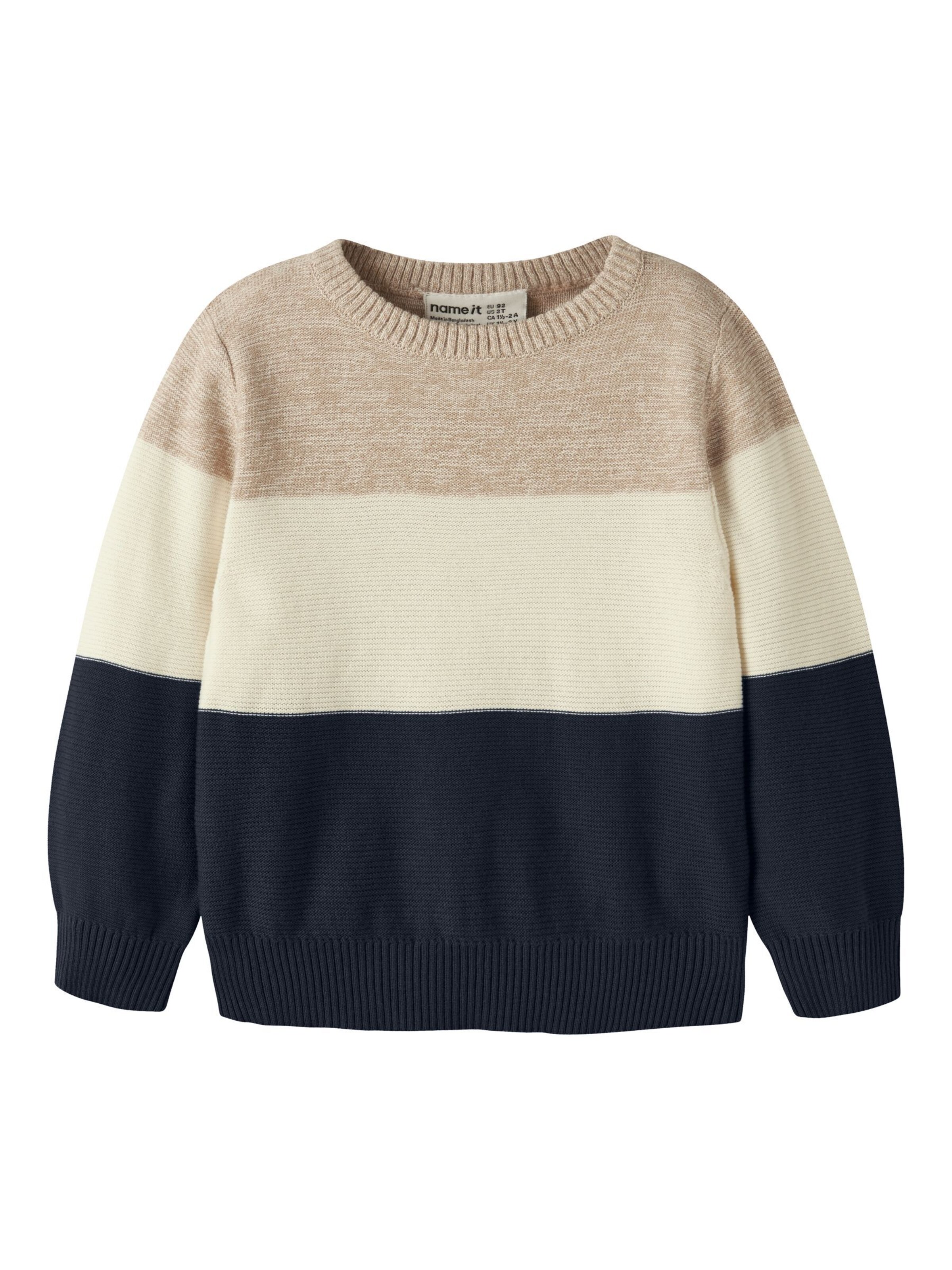 Pull-over NAME IT en beige : devant