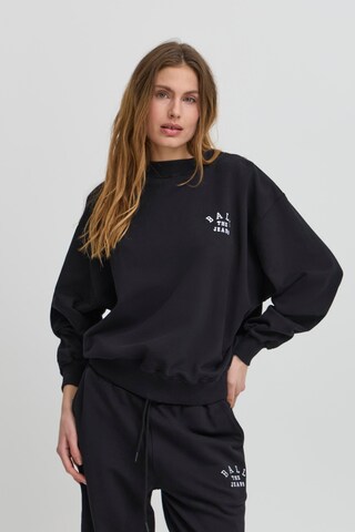 Ball Sweatshirt 'Savona' in Zwart: voorkant