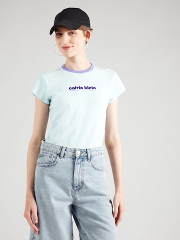 Calvin Klein Jeans Shirt in Green: front