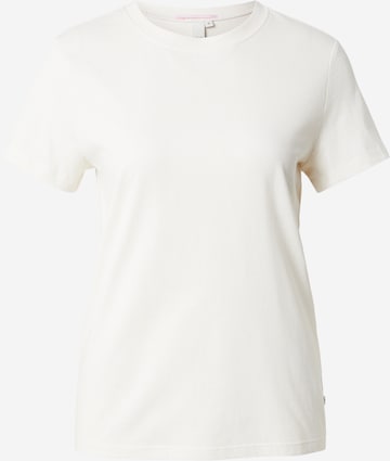 QS Shirt in Beige: voorkant