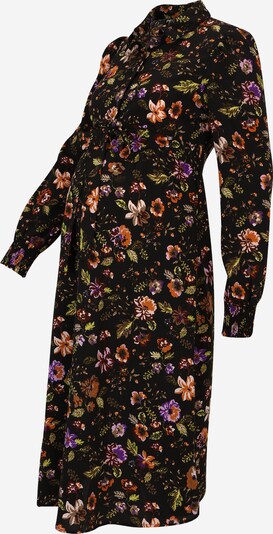 Pieces Maternity Kleid 'Falishi' in mischfarben / schwarz, Produktansicht