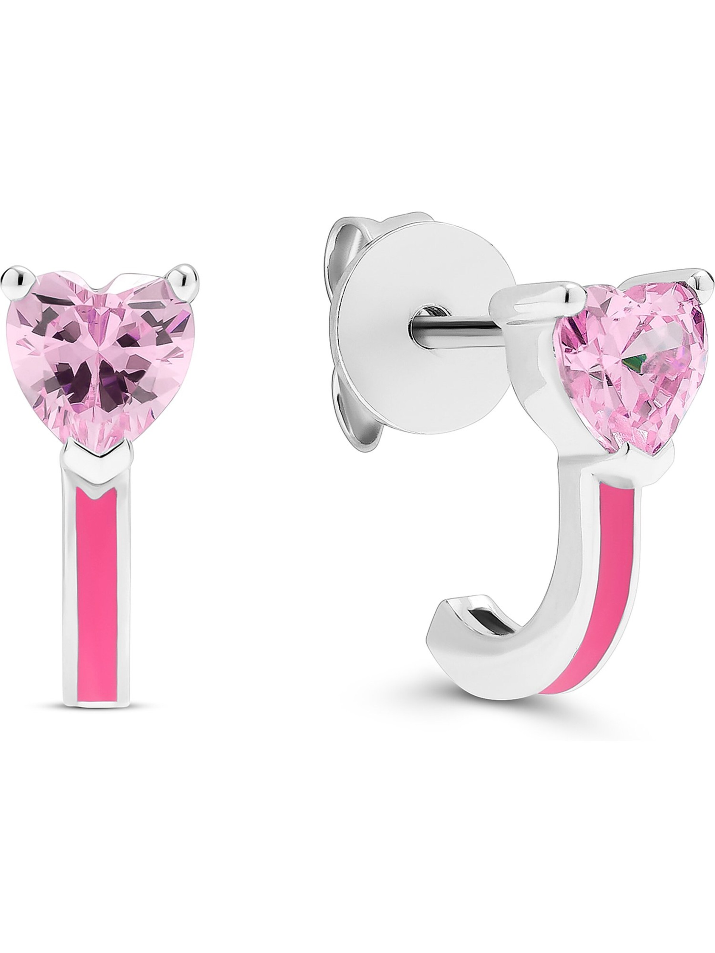 JETTE Earrings in Pink: front