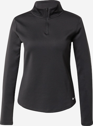 NIKE - Camiseta funcional 'One' en negro: frente