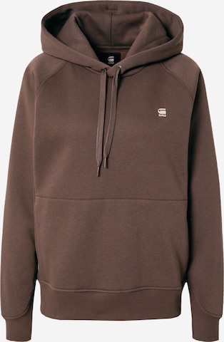 G-Star RAW Sweatshirt 'Premium core 2.0' in Brown: front