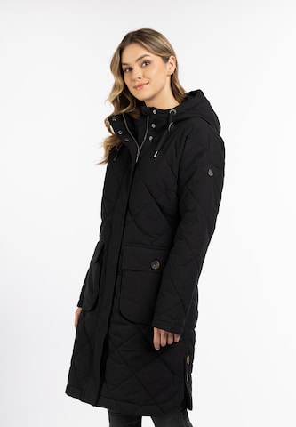 DreiMaster Vintage Between-Seasons Coat in Black