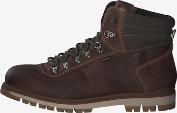 Fretzman Lace-Up Boots in Brown