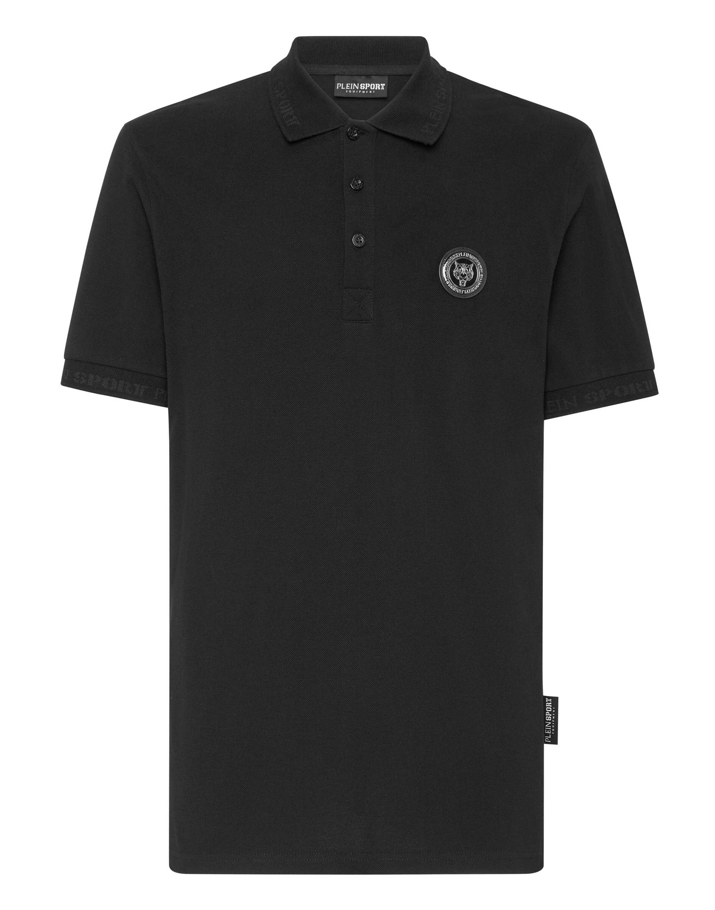 Plein Sport Shirt 'Tiger' in Black: front