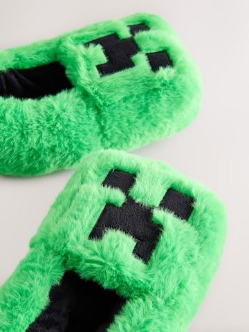 Next Hausschuh 'Minecraft' in Grün