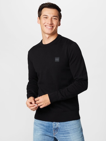 BOSS Orange - Pullover 'Kanovano' em preto: frente