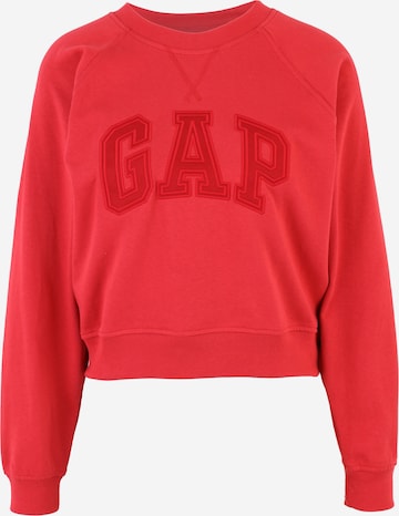 Gap PetiteSweater majica - crvena boja: prednji dio