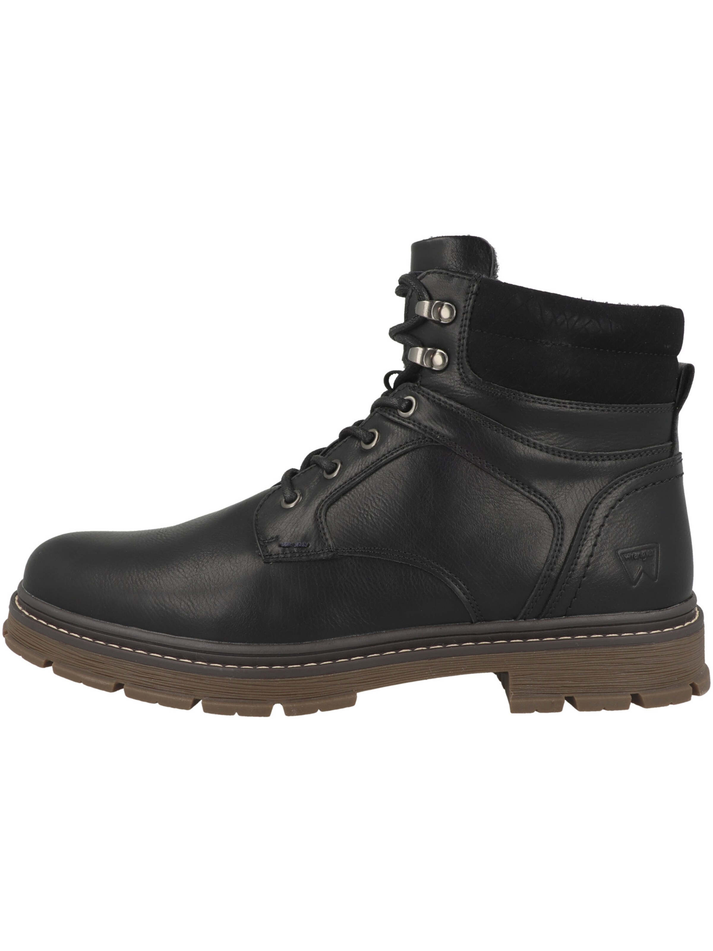 WRANGLER Lace-up boots ' Morgan ' in Black