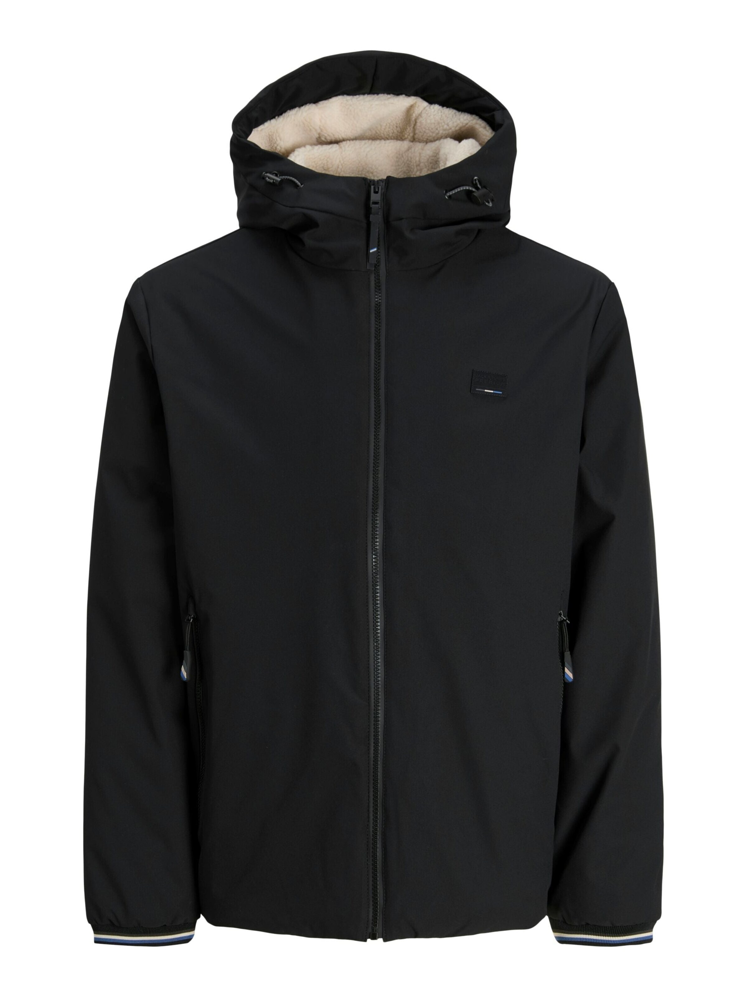 Veste d’hiver '12280512' JACK & JONES en noir : devant