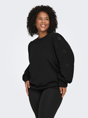 ONLY Carmakoma Sweatshirt 'CARFemme' i sort: forside