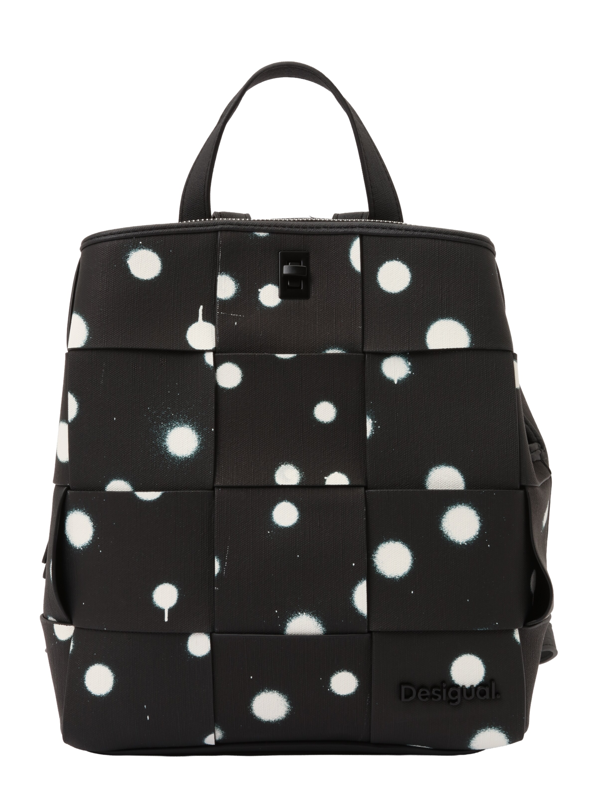 Desigual Rucksack in Schwarz: Vorderseite