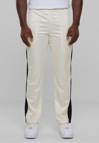 FUBU Regular Pants 'FM223-018-1' in White: front