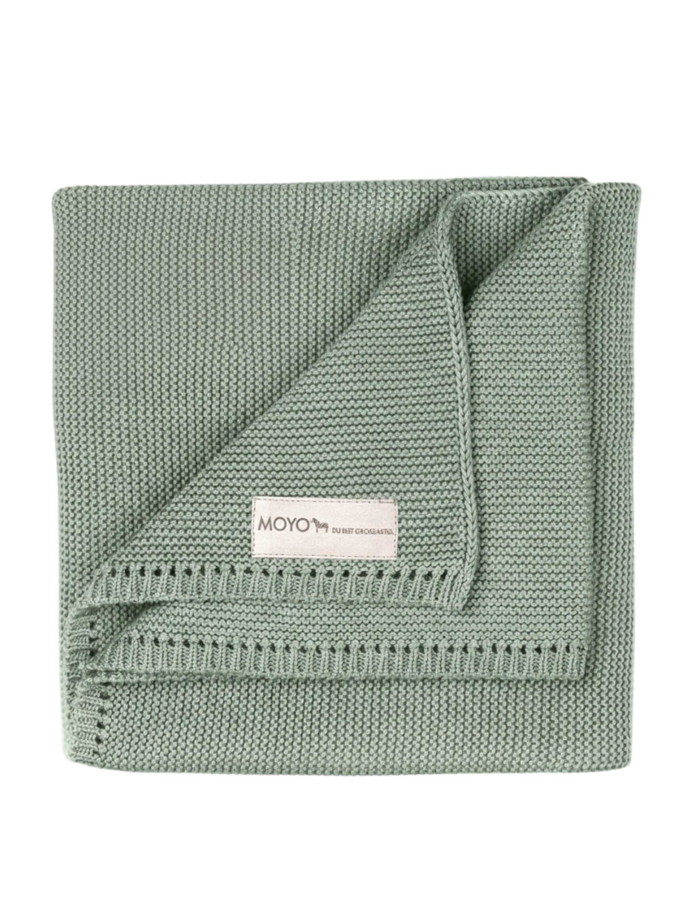 MOYO Baby Blanket in Green: front