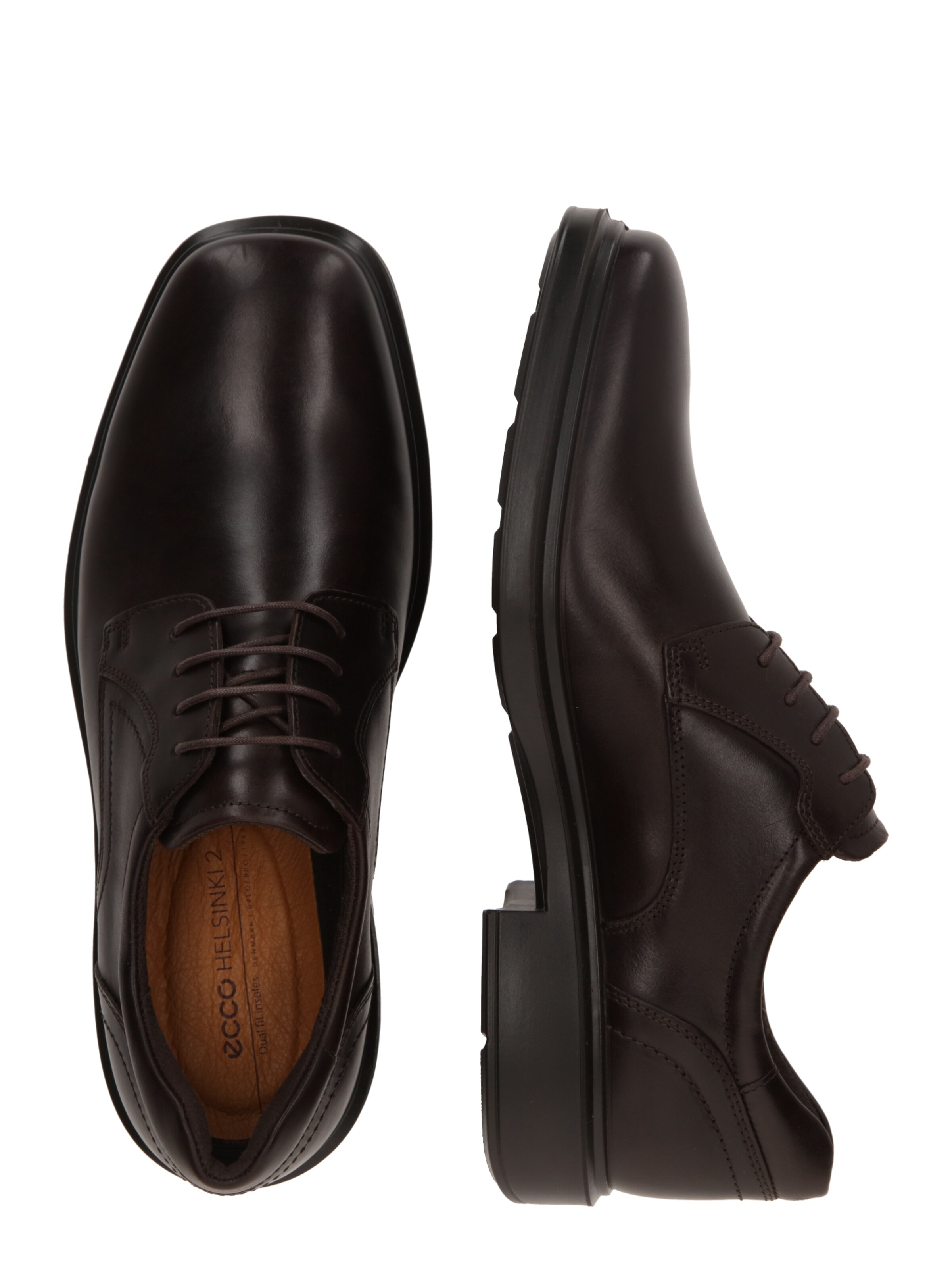 ECCO - Sapato com atacadores 'Helsinki 2' em castanho