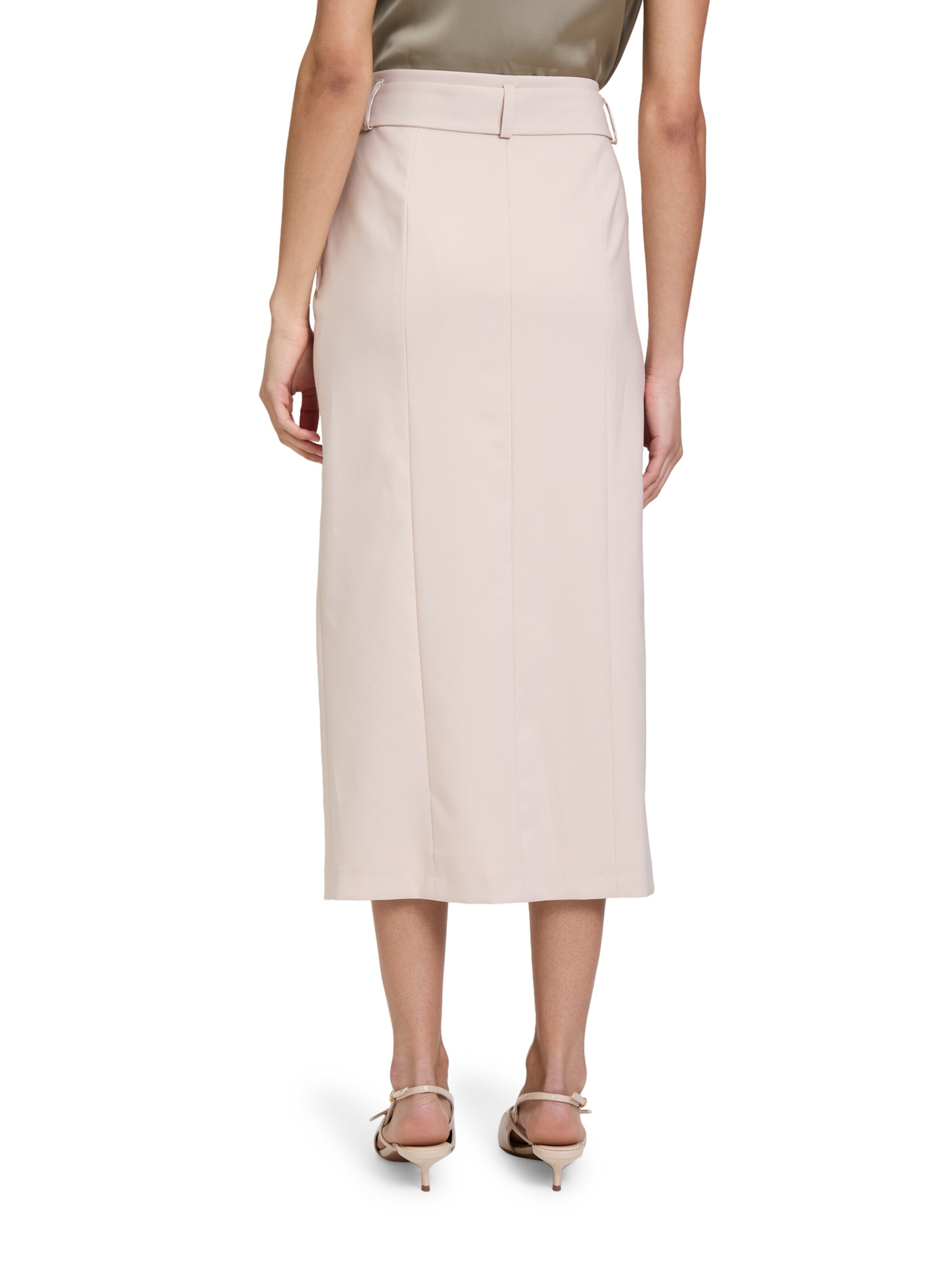 Betty Barclay Midirock mit Gürtel in Beige