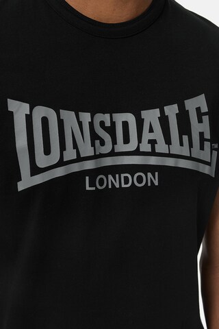 T-Shirt 'CREICH' LONSDALE en noir
