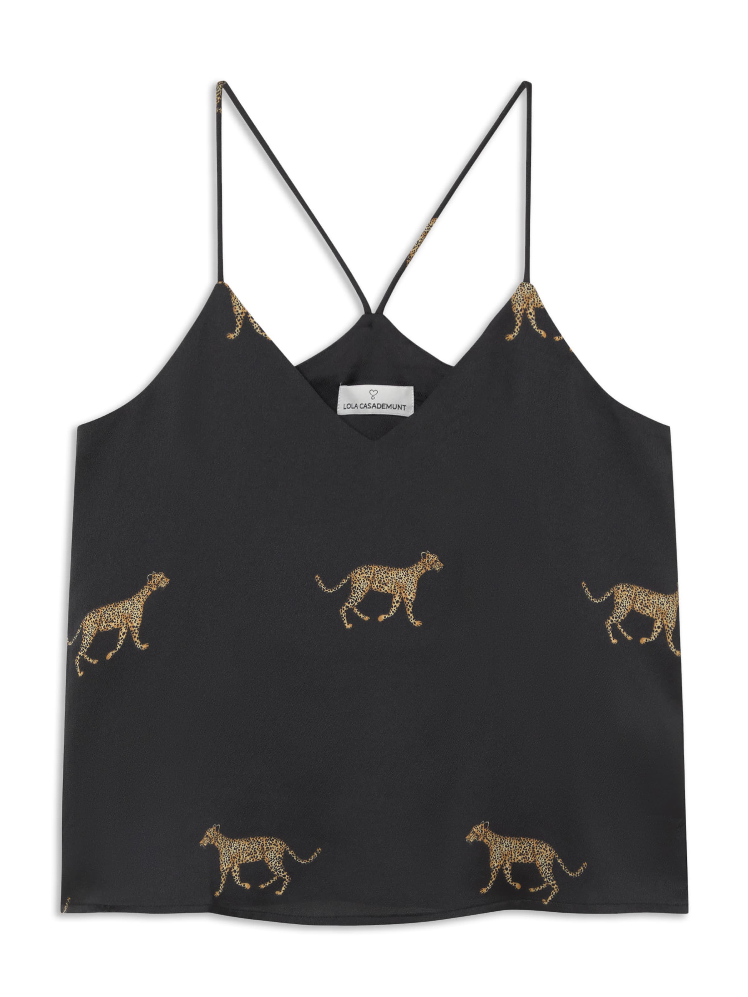 Lola Casademunt Topiņš 'Caraco', krāsa - gaiši bēšs / safrāna / melns, Preces skats