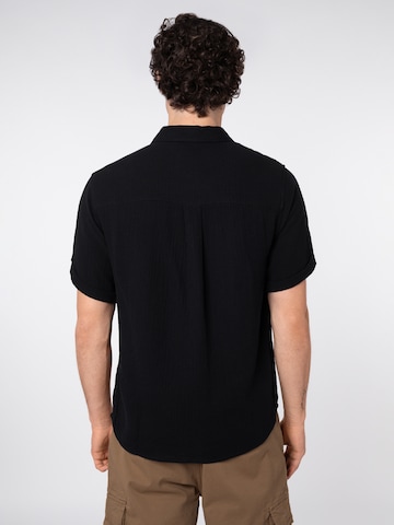 Sublevel Regular fit Button Up Shirt in Black