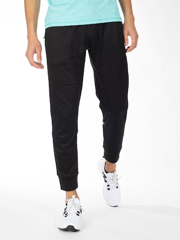 Regular Pantalon Spyder en noir : devant