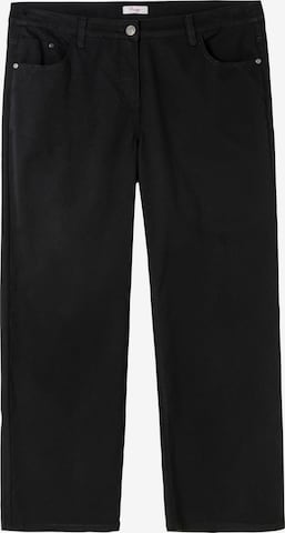 SHEEGO - Loosefit Pantalón 'Ella' en negro: frente