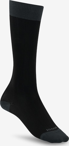 Chaussettes Boggi Milano en noir : devant