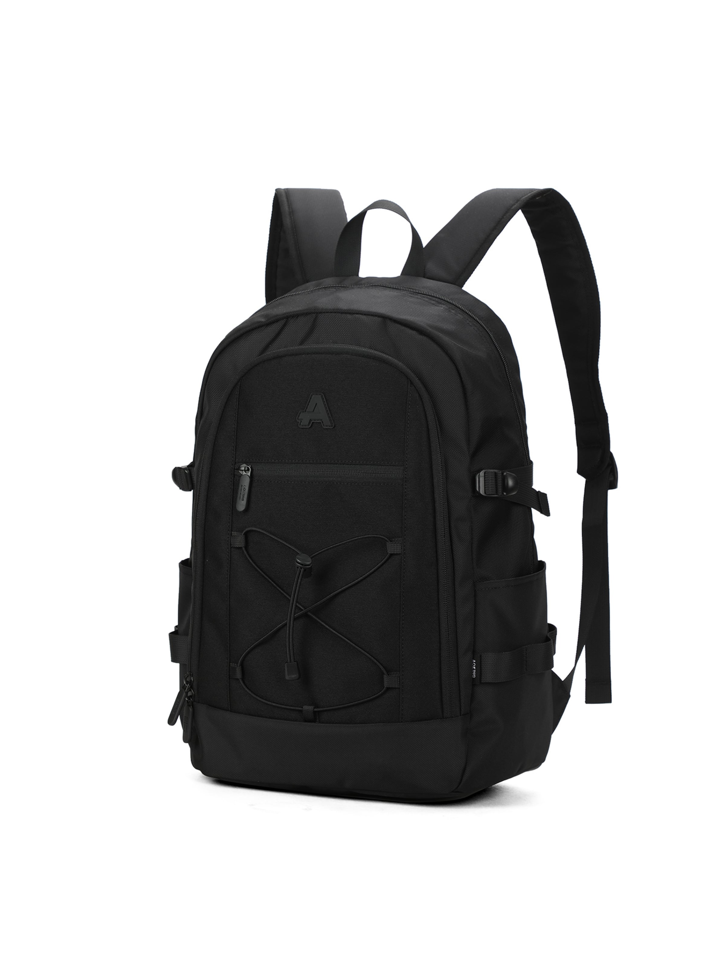 Zaino di Aoking in nero: frontale