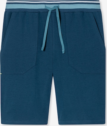 SCHIESSER Pyjamabroek 'Mix & Relax' in Blauw: voorkant