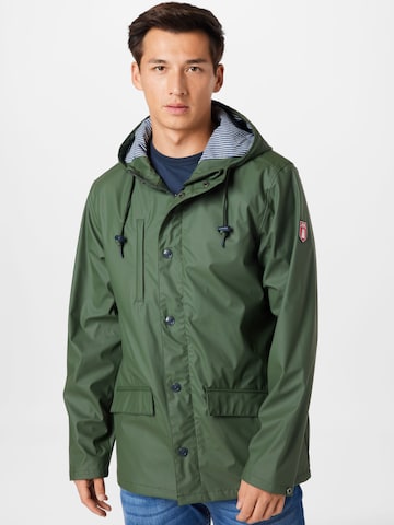 Derbe Between-season jacket 'Passby Fisher' in Green: front