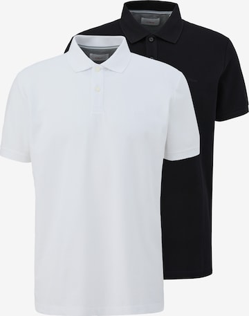 s.Oliver Shirt 'Basic' in Schwarz: Vorderseite