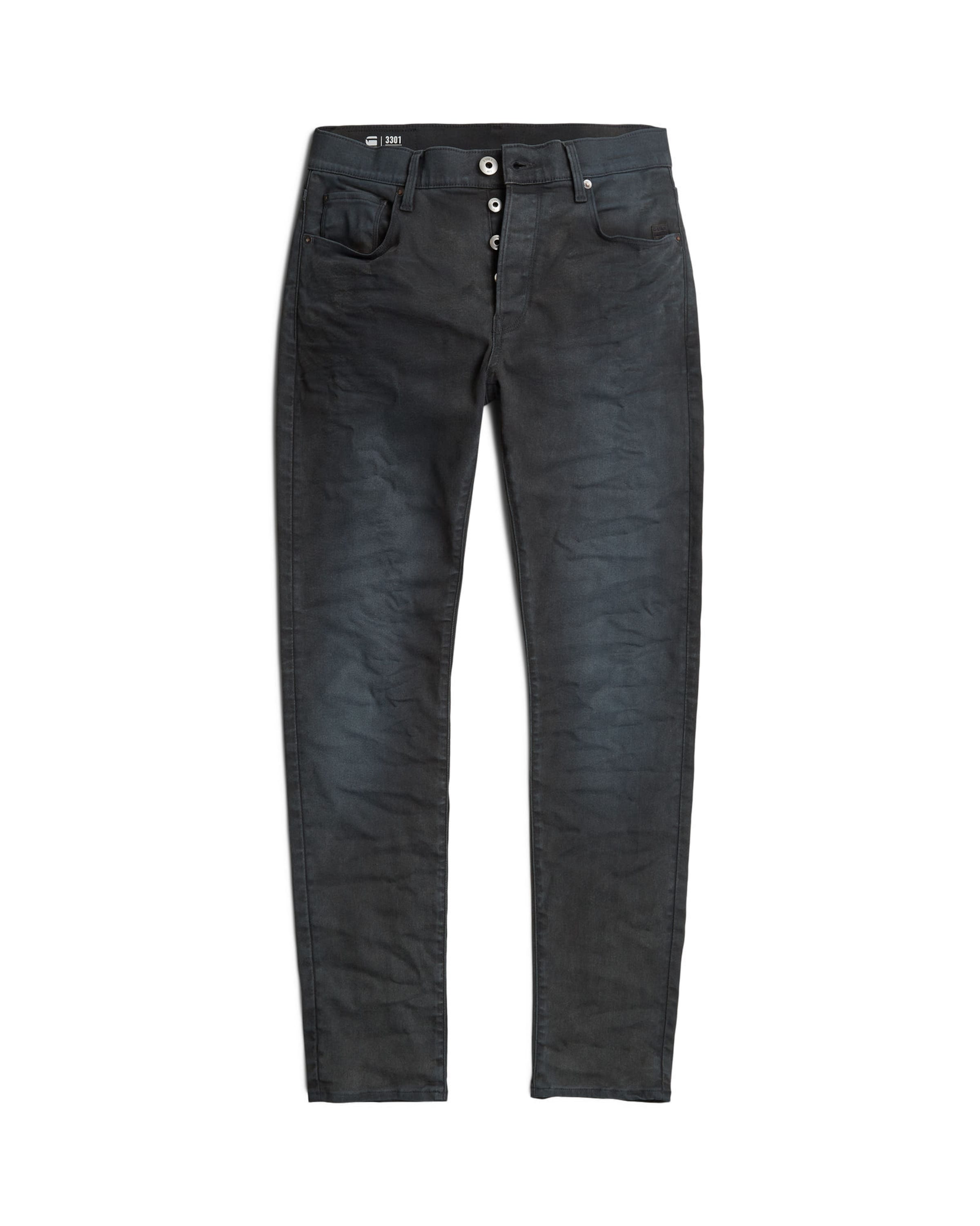 G-STAR Jeans '3301 Slim' in Grey: front
