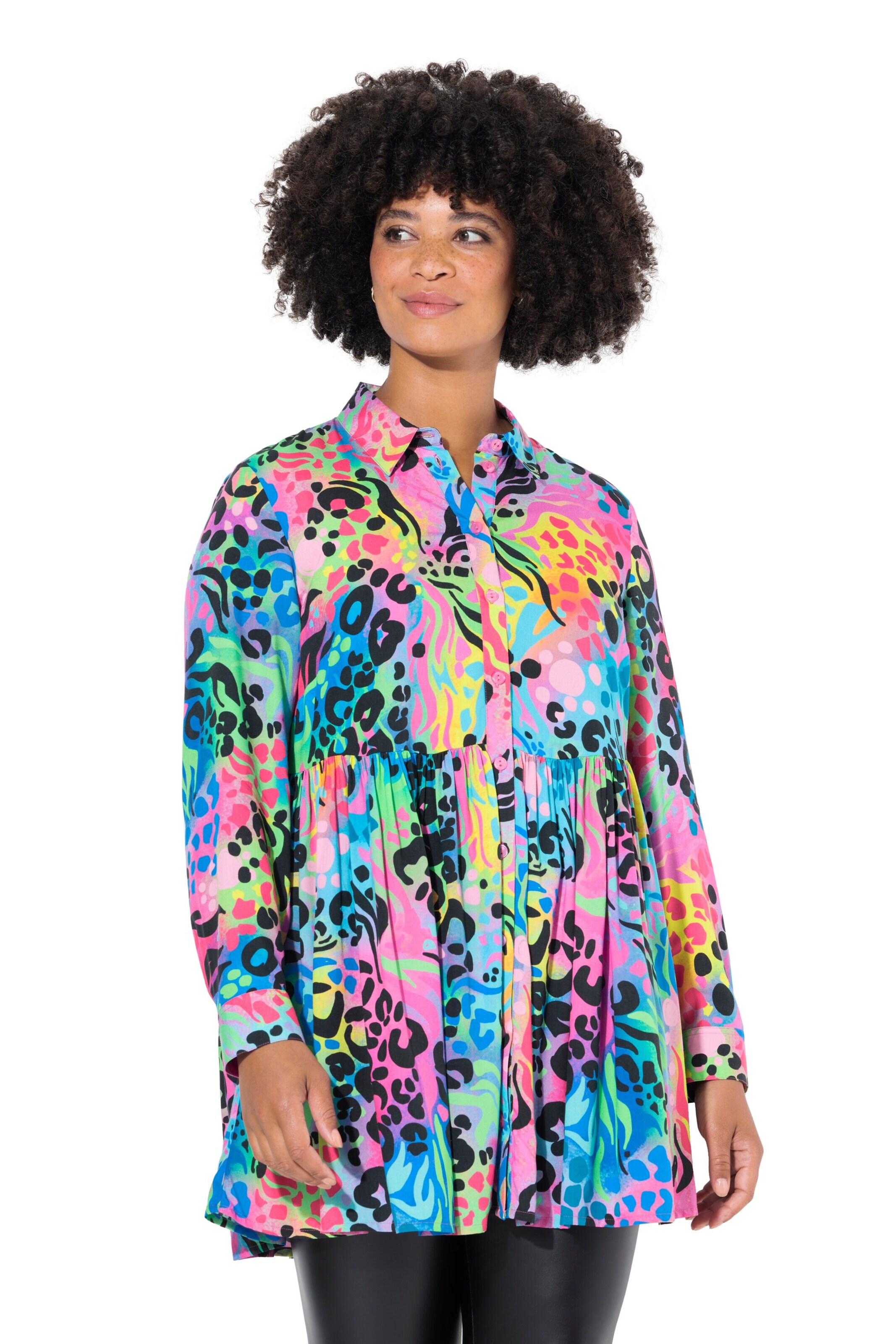 Angel of Style Bluse in Mischfarben: Vorderseite