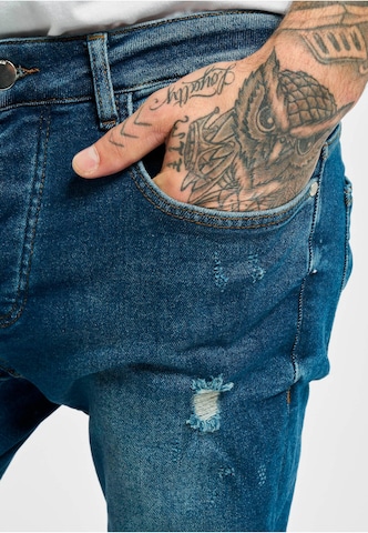 Tapered Jeans di 2Y Premium in blu