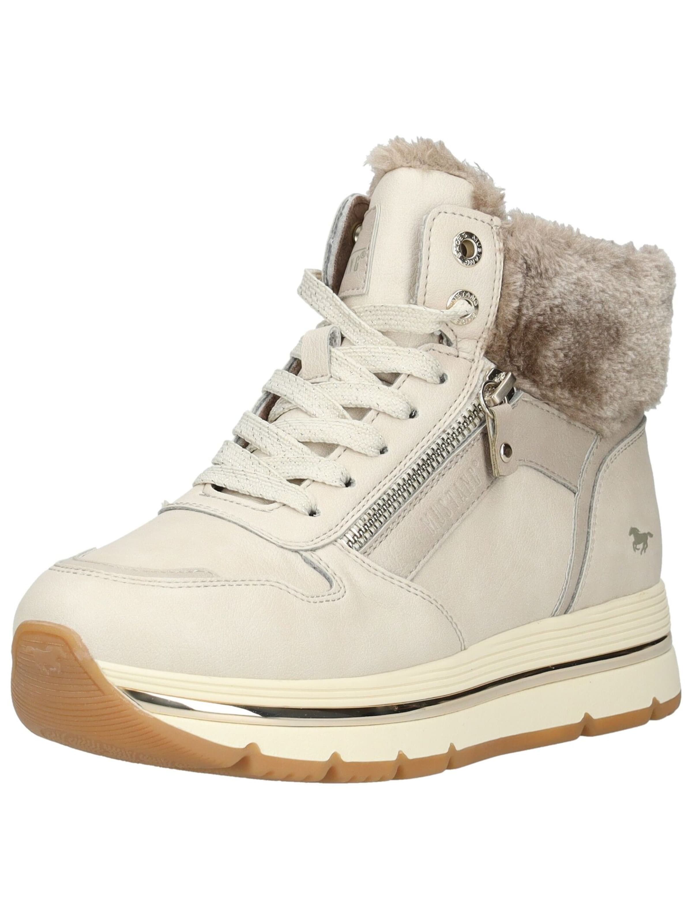 MUSTANG High-top trainers in White: front