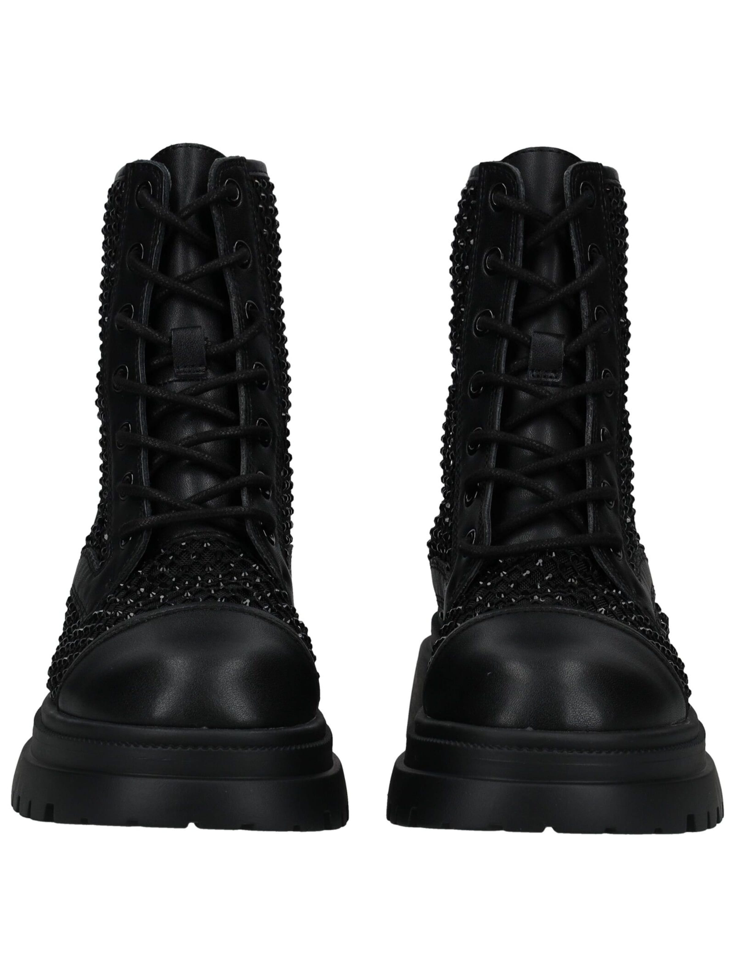 STEVE MADDEN Lace-up bootie 'Ripcord' in Black