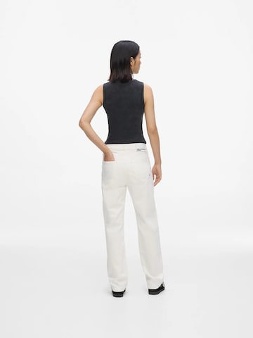 KARL LAGERFELD JEANS Normální Džíny – bílá