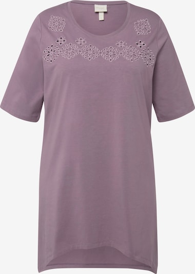 Ulla Popken T-shirt en mauve, Vue avec produit