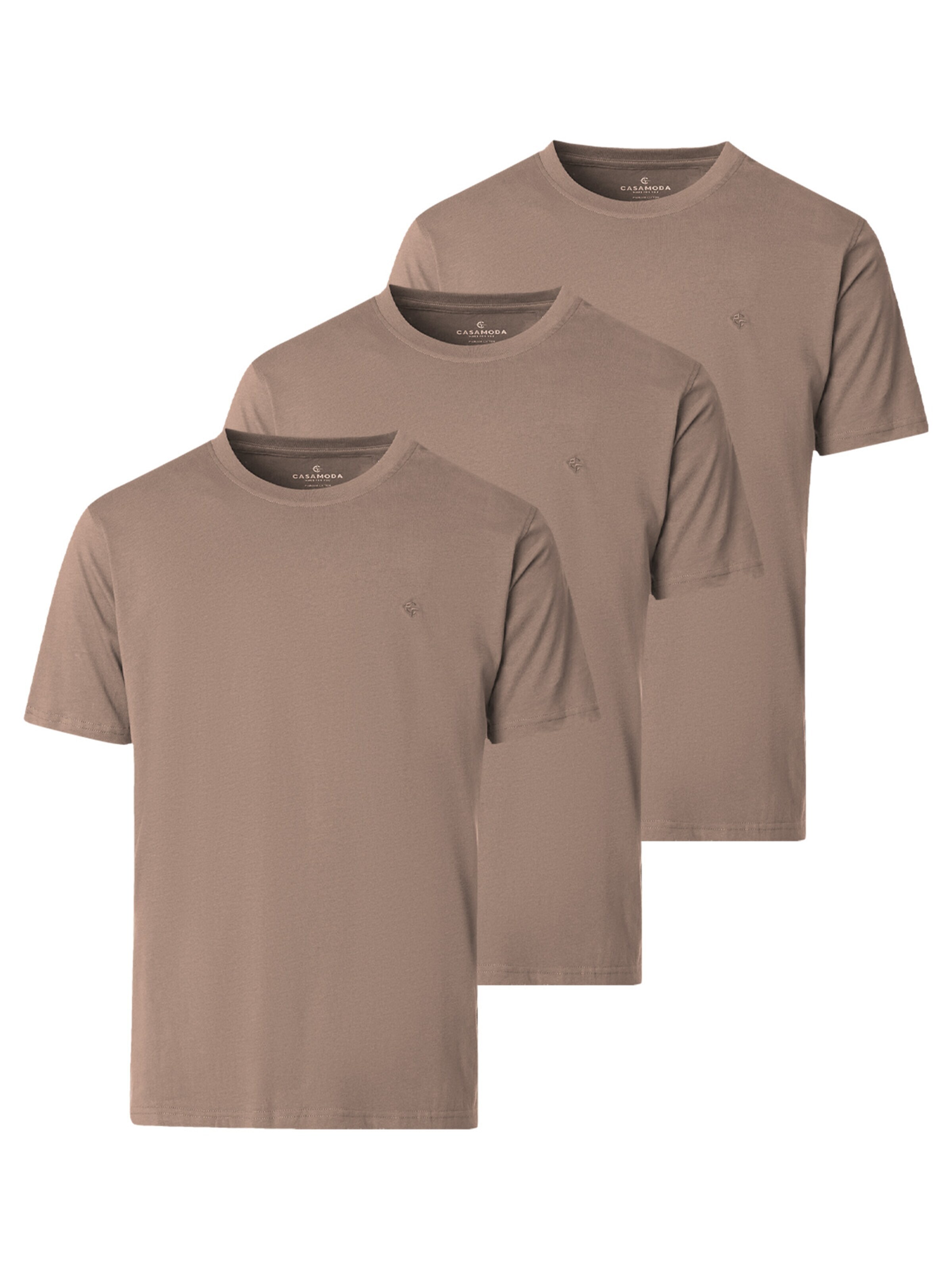 CASAMODA Shirt 'Basic' in Beige: front