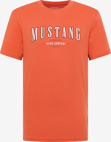 MUSTANG Shirt 'Austin' in Orange: front