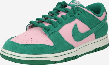 Baskets basses 'Dunk' Nike Sportswear en rose : devant