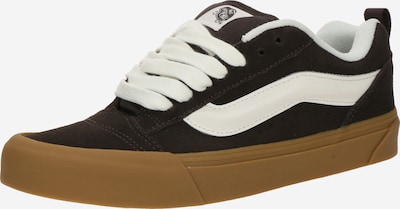VANS Matalavartiset tennarit 'Knu Skool' värissä tummanruskea / valkoinen, Tuotenäkymä