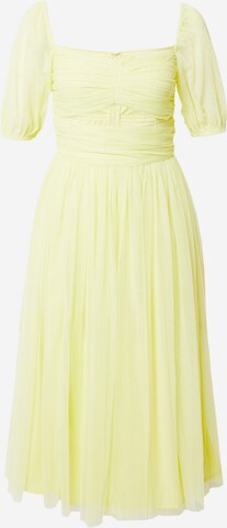 Maya Deluxe Cocktail Dress in Green: front