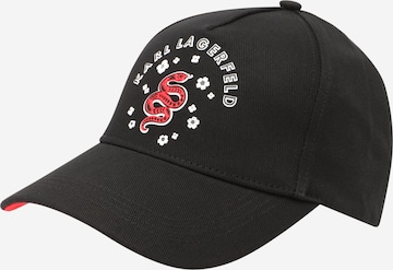 Karl Lagerfeld Lippalakki värissä musta: etupuoli