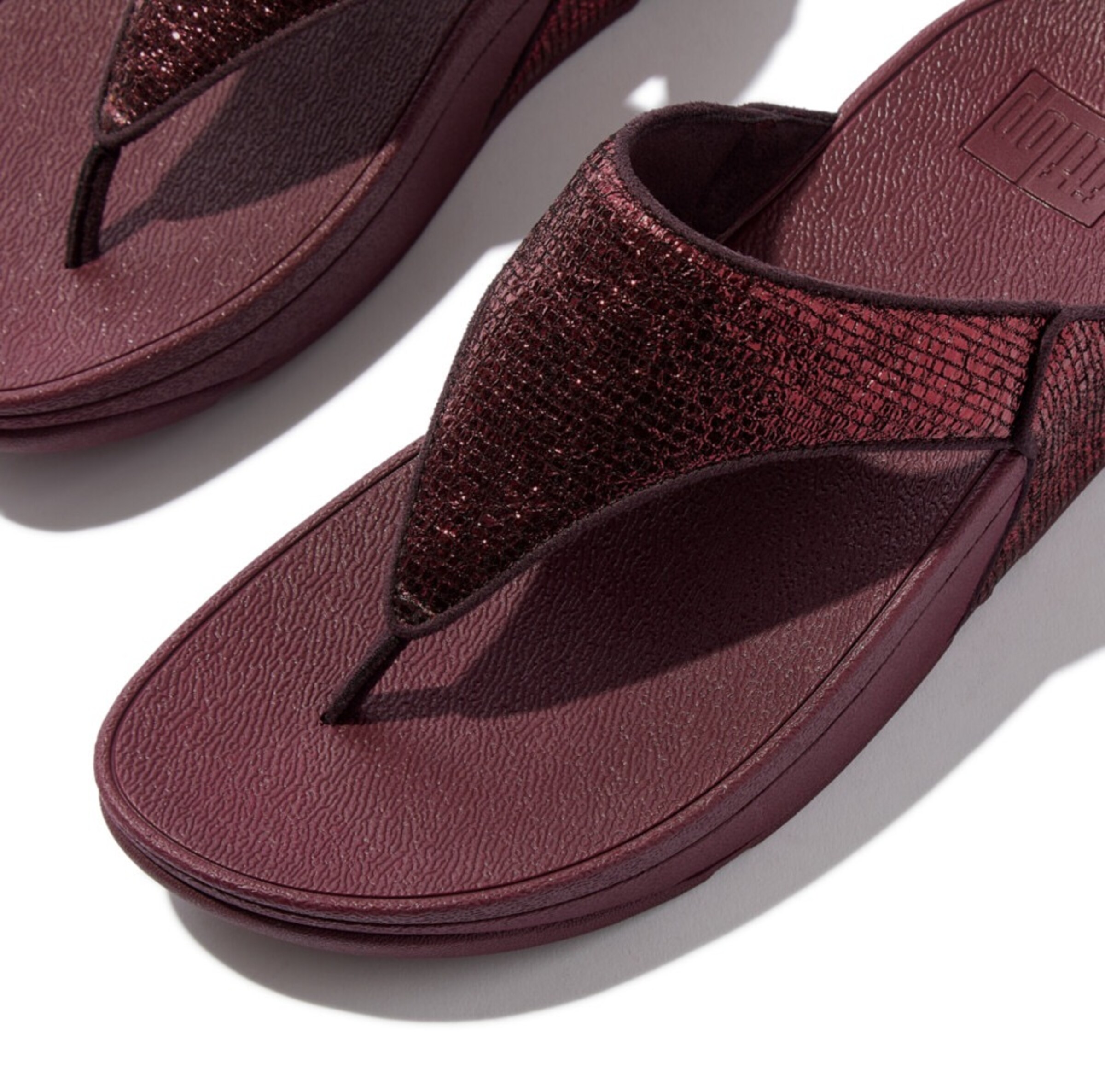 FitFlop T-Bar Sandals in Red