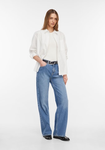 COMMA Wide leg Jeans in Blauw