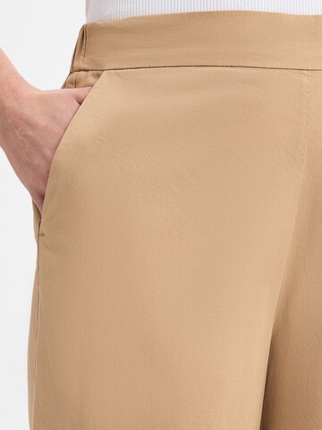 MORE & MORE Slimfit Broek ' ' in Beige